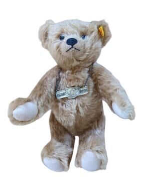 Steiff Teddy Bear 1902–2002 Anniversary Golden Mohair Brown Danbury Mint